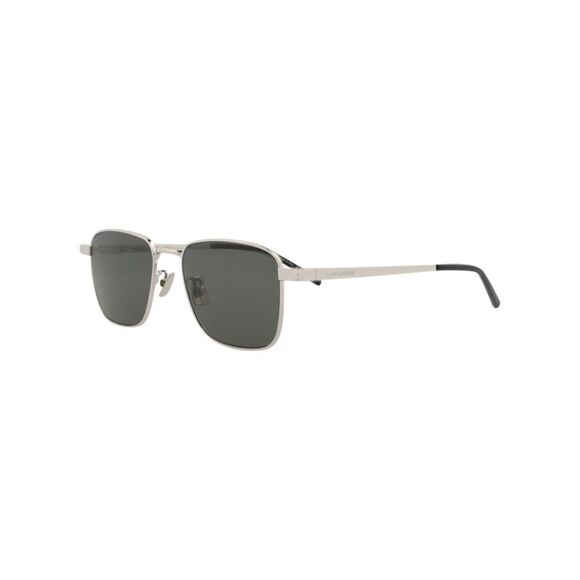 Saint Laurent Square-Frame Metal Sunglasses Silver Unisex-Adult - Picture 2 of 6